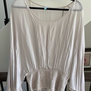Off White Marciano chiffon blouse